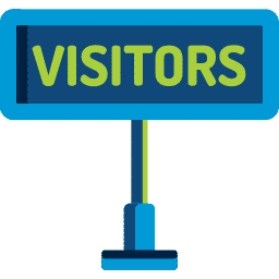 visitors Visitor use icon